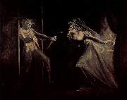Johann Heinrich Fuseli Lady Macbeth receives the daggers Germany oil painting artist